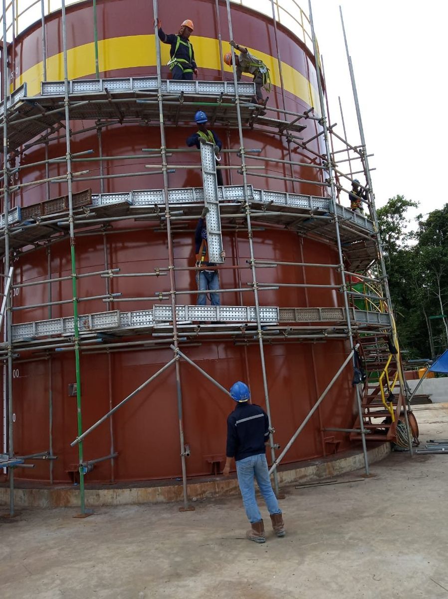 Material scaffolding teridentifikasi per proyek — PT. Hydro Timika
